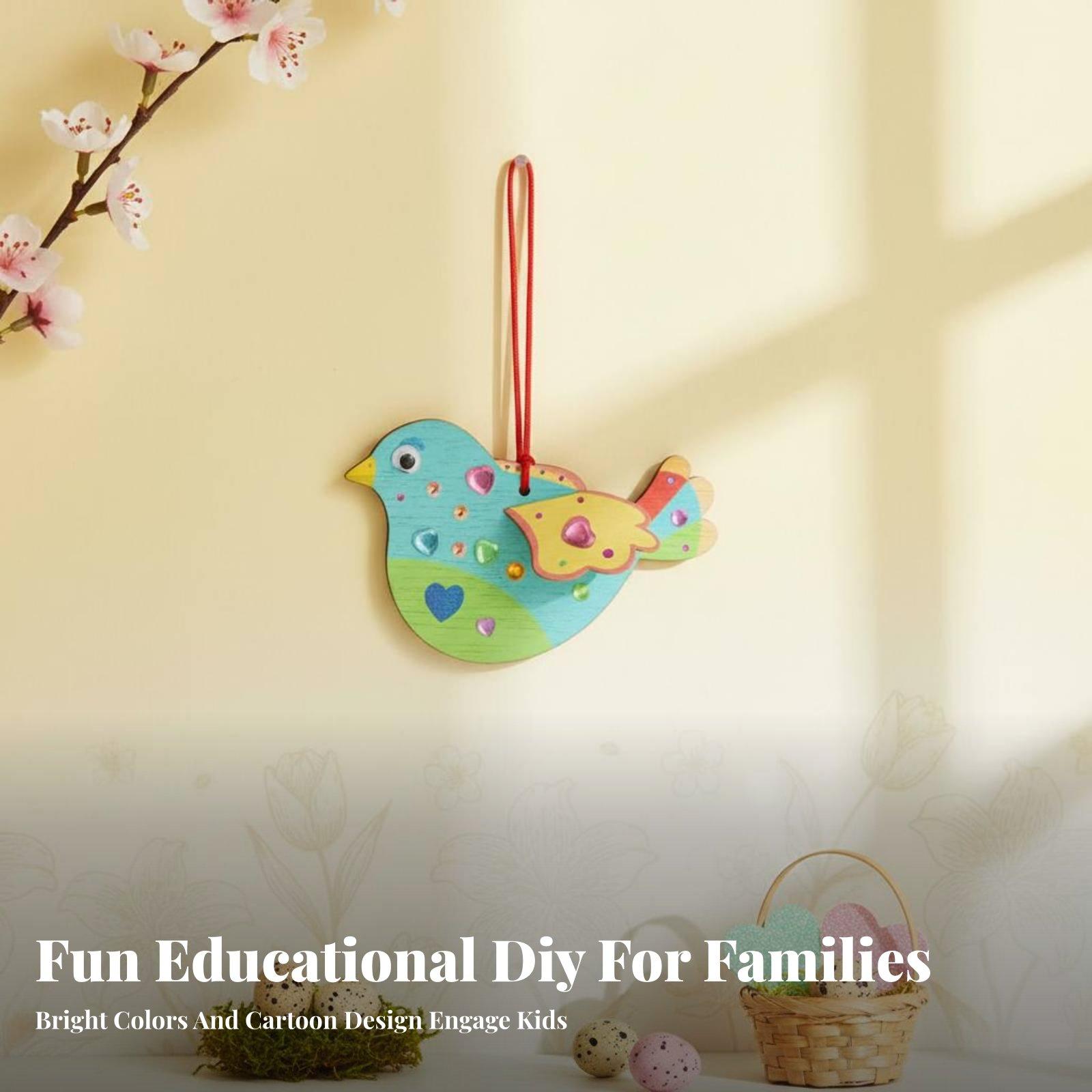 Kids Education Activities - Çocuklar için Kendin Yap Ahşap Kuş
