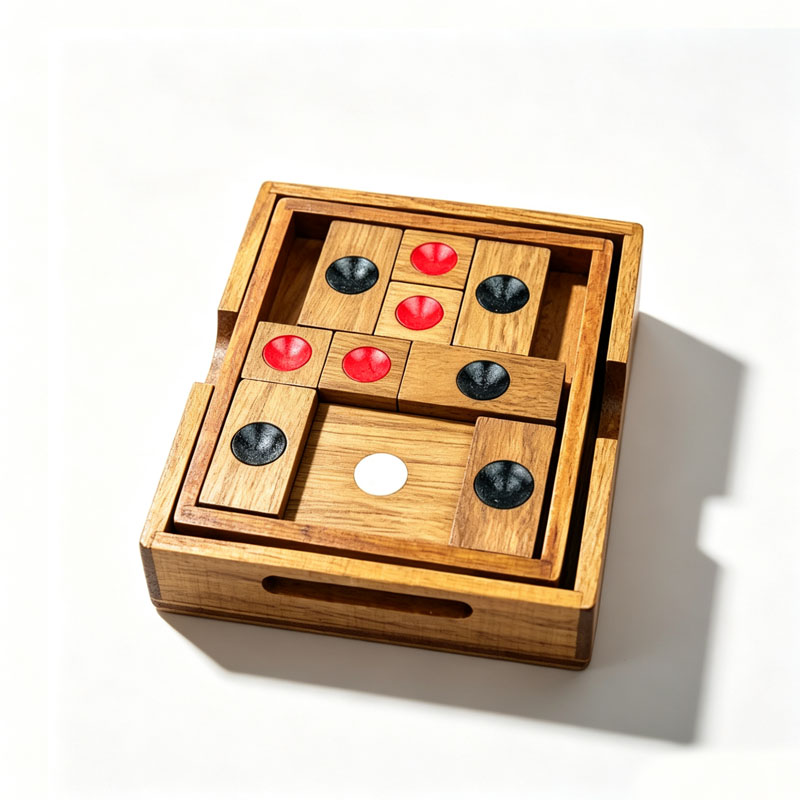 Brain Teaser Cube - Klasik HuaRongDao Bulmacası Sürgülü Blok Bulmacalar