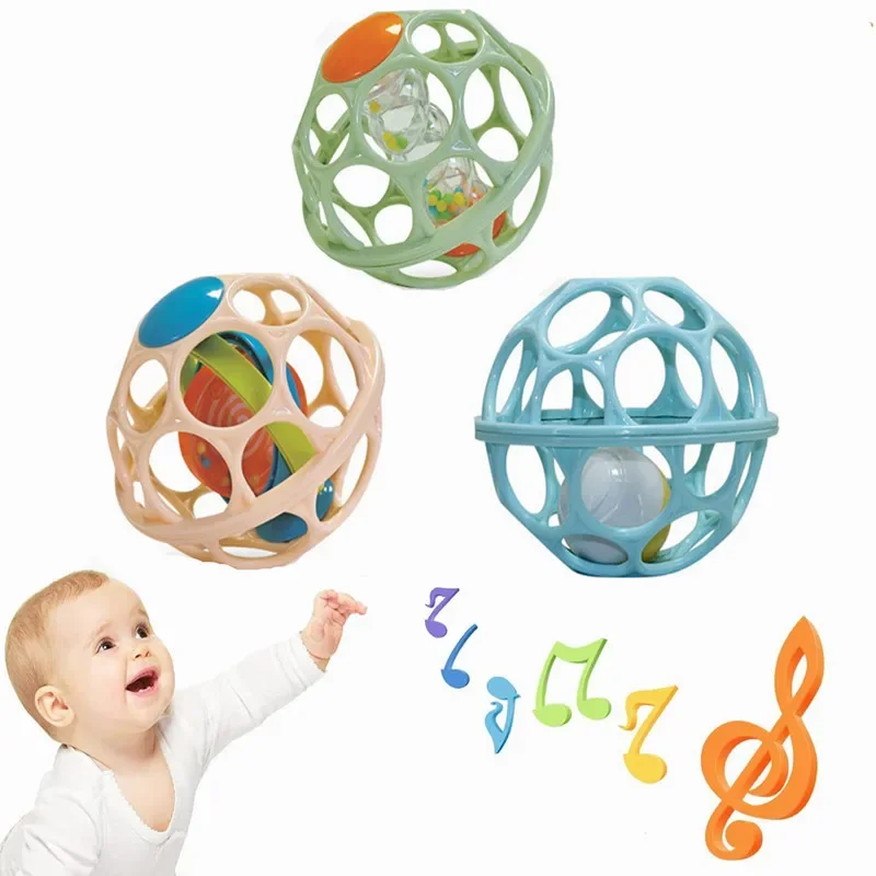 Kids Education Mobile - Bebek El Çıngırağı Yumuşak Top Oyuncaklar