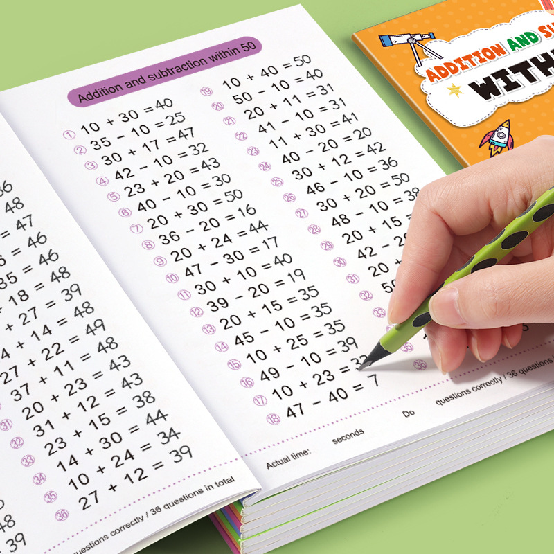 Kids Education Calculator - 64 Sayfa Aritmetik Matematik Alıştırması Toplama