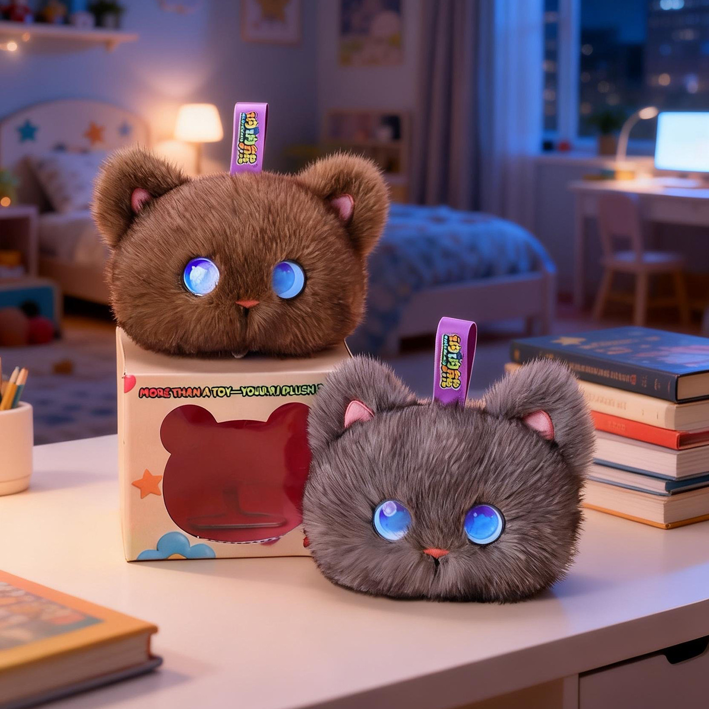 Kids Education Toys - Tobot Yapay Zeka Peluş Kedi Oyuncak