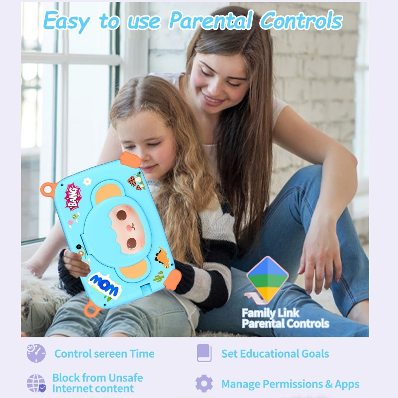 Kids Education Toys - 7 inç Ekranlı Çocuk Tablet PC,