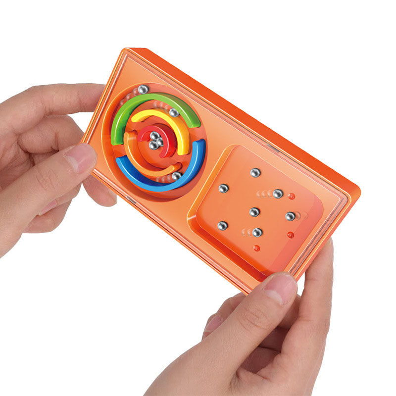 Brain Teaser Cube - Yaratıcı Cep Labirenti Bulmaca Küpü, Zihinsel