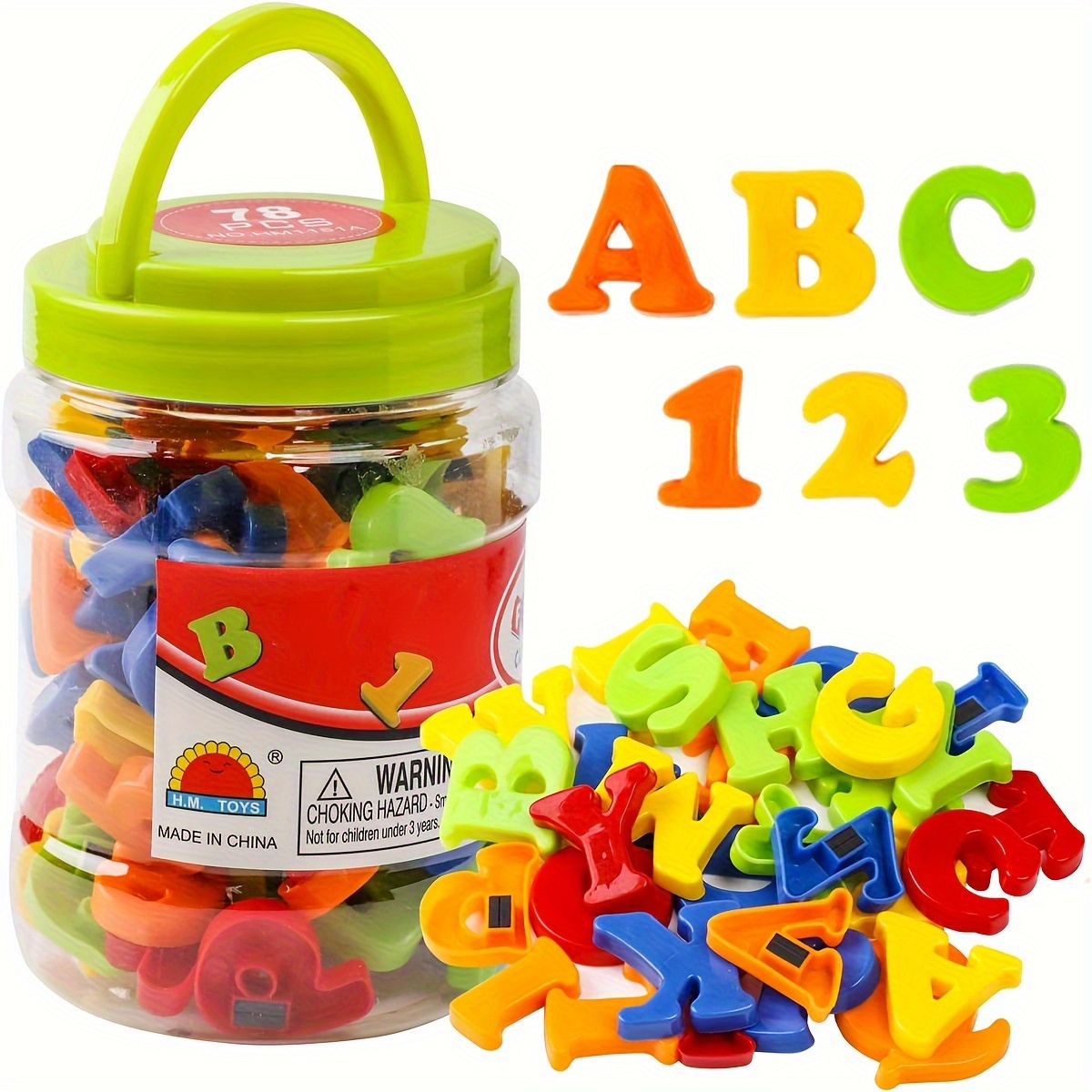 78 Parça Manyetik Harf Sayı Al - Kids Educational - Alphabet Numbers & More incelemesi ve fiyatı
