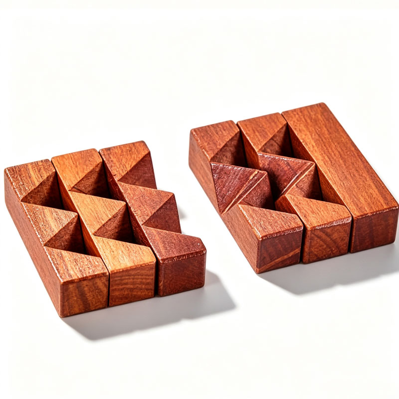 Ahşap Düğüm Bulmacası IQ Mantı - Brain Teaser Cube incelemesi ve fiyatı