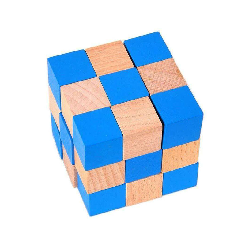 Kare Yılan Küp Ahşap Zeka Oyun - Brain Teaser Cube incelemesi ve fiyatı