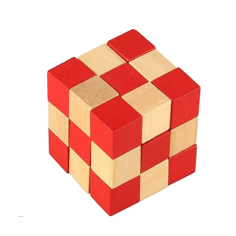 Ahşap Yılan Küp Bulmacası IQ M - Brain Teaser Cube incelemesi ve fiyatı