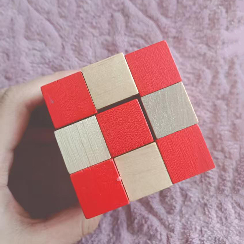 Ahşap Yılan Küp Bulmacası IQ M - Brain Teaser Cube incelemesi ve fiyatı