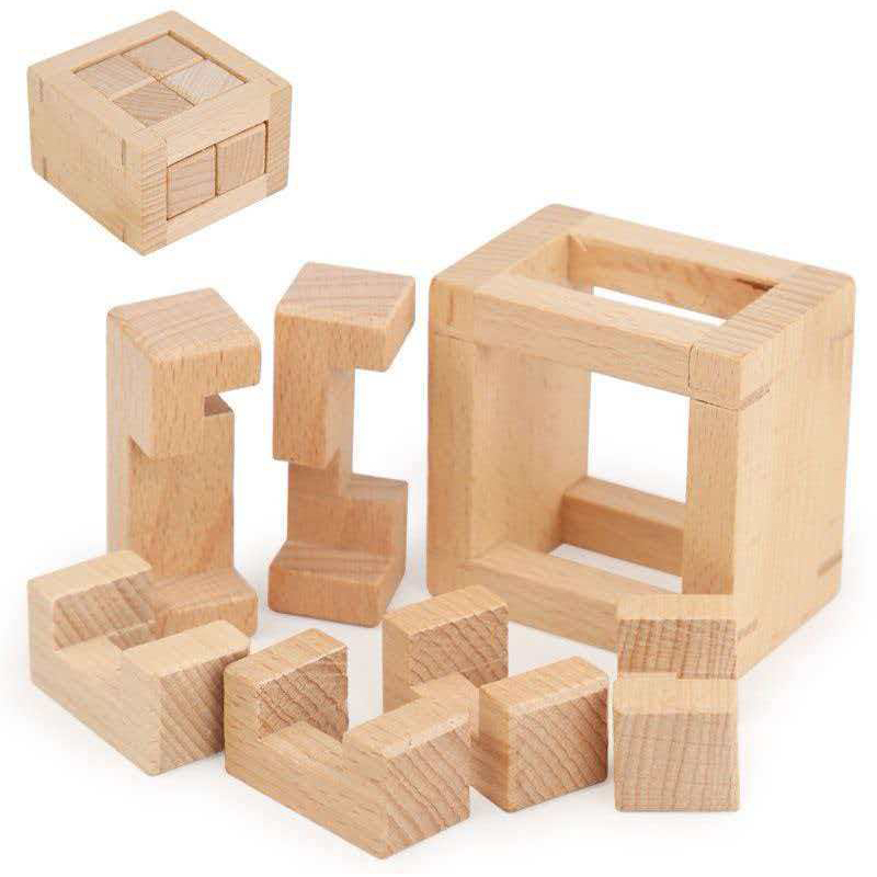 YueYu II Ahşap Çözülebilir Bul - Brain Teaser Cube incelemesi ve fiyatı