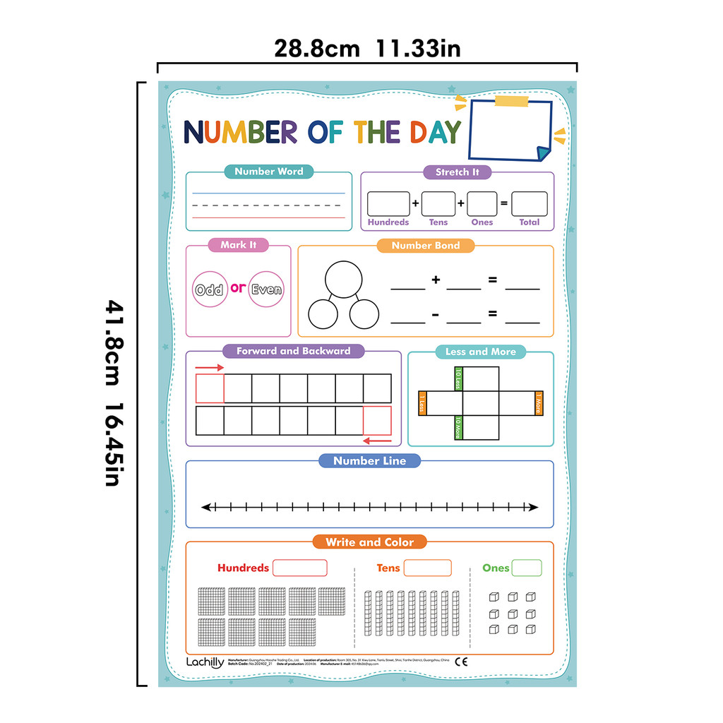 A3 Boyutunda Yeniden Kullanıla - Kids Education Calculator incelemesi ve fiyatı