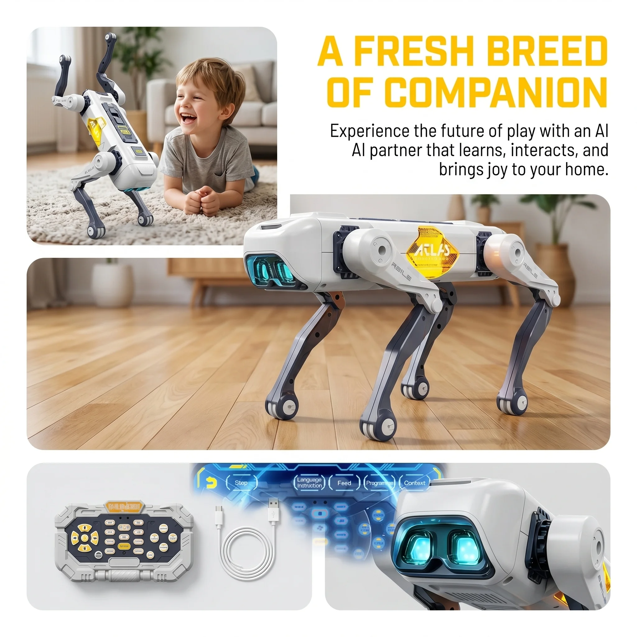 Yapay Zeka Akıllı Robot Köpek, - Kids Education Toys incelemesi ve fiyatı