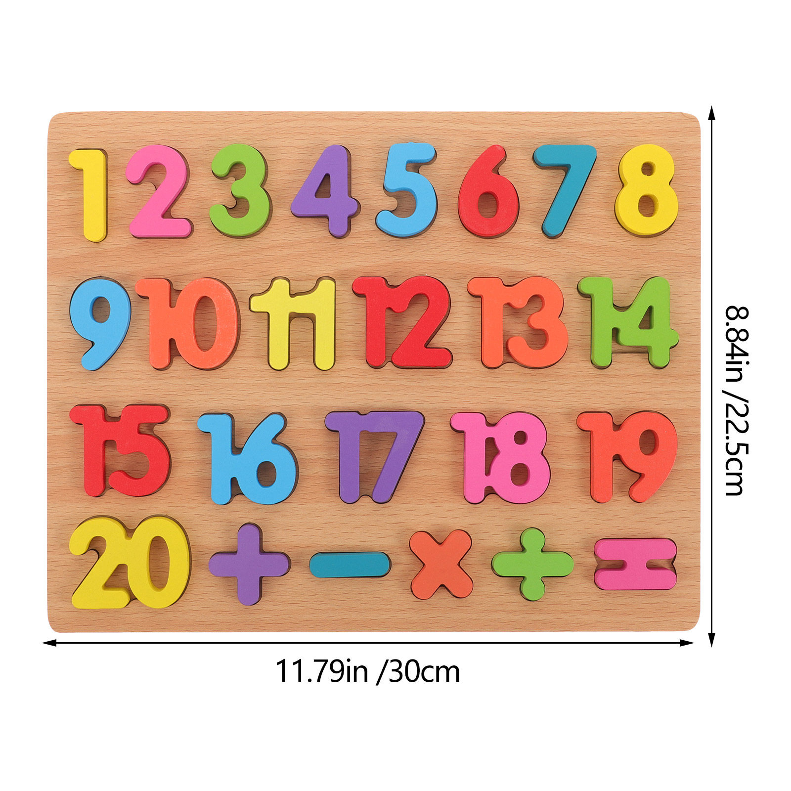 Ahşap 1-20 Sayı Bulmaca Tahtas - Kids Education Calculator incelemesi ve fiyatı