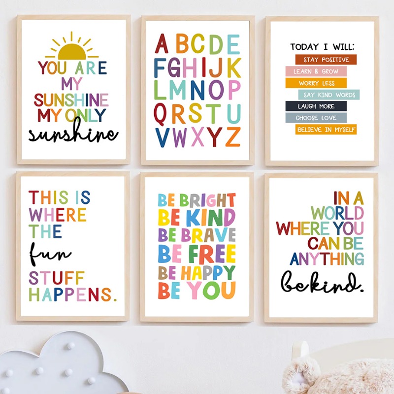 İngilizce Eğitim Posteri Alfab - Kids Educational - Alphabet Numbers & More incelemesi ve fiyatı